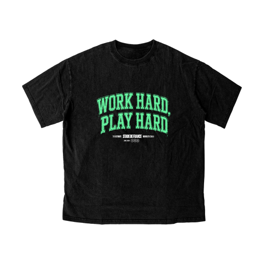 TSHIRT TITRES | WORK HARD, PLAY HARD